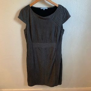 Antonio Melani Gray gray cap sleeve career dress